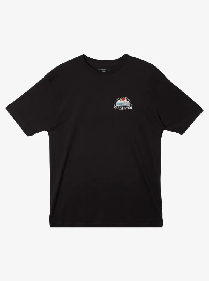 Men Quiksilver Tees Waterman Set View TShirt Black