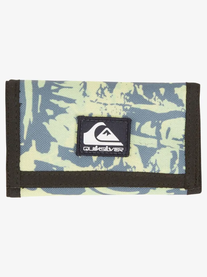 Men Quiksilver Wallets The Everydaily Printed TriFold Wallet Paradise Green