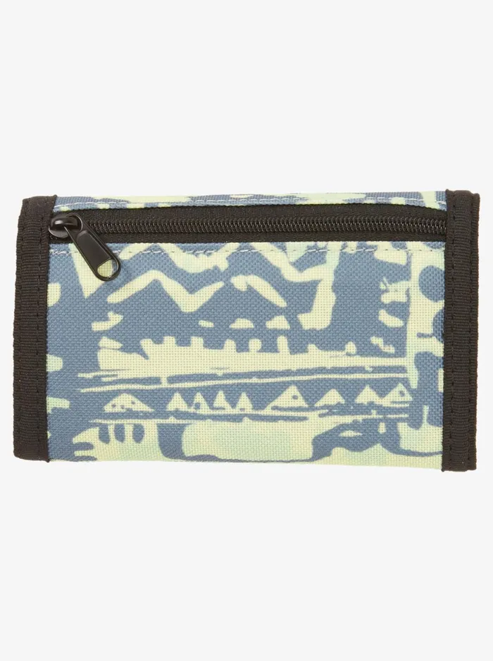 Men Quiksilver Wallets The Everydaily Printed TriFold Wallet Paradise Green Men Quiksilver Wallets The Everydaily Printed TriFold Wallet Paradise Green