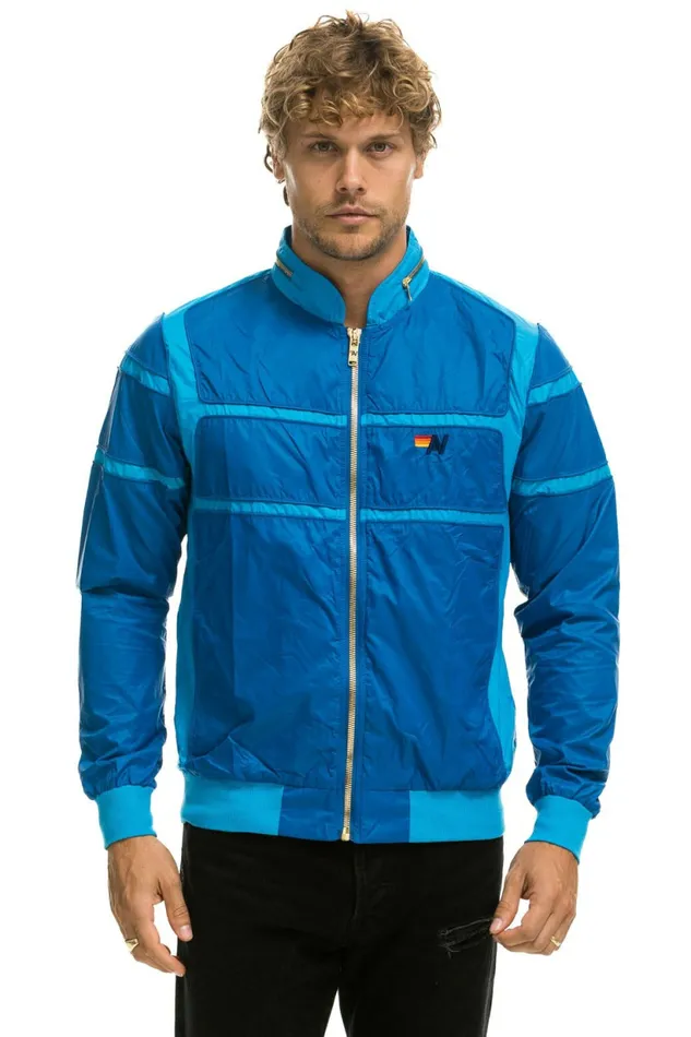 Men RACER JACKET 8211 SNORKEL BLUE Aviator Nation Outerwear