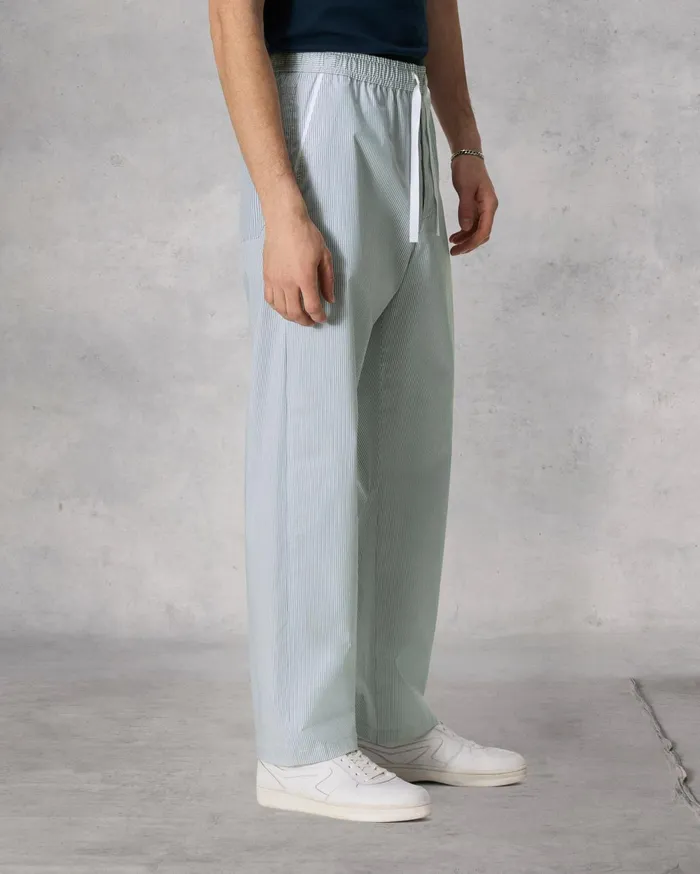 Men Rag and Bone Pants Bradford Striped Cotton Drawstring Pant Blue Stripe Men Rag and Bone Pants Bradford Striped Cotton Drawstring Pant Blue Stripe