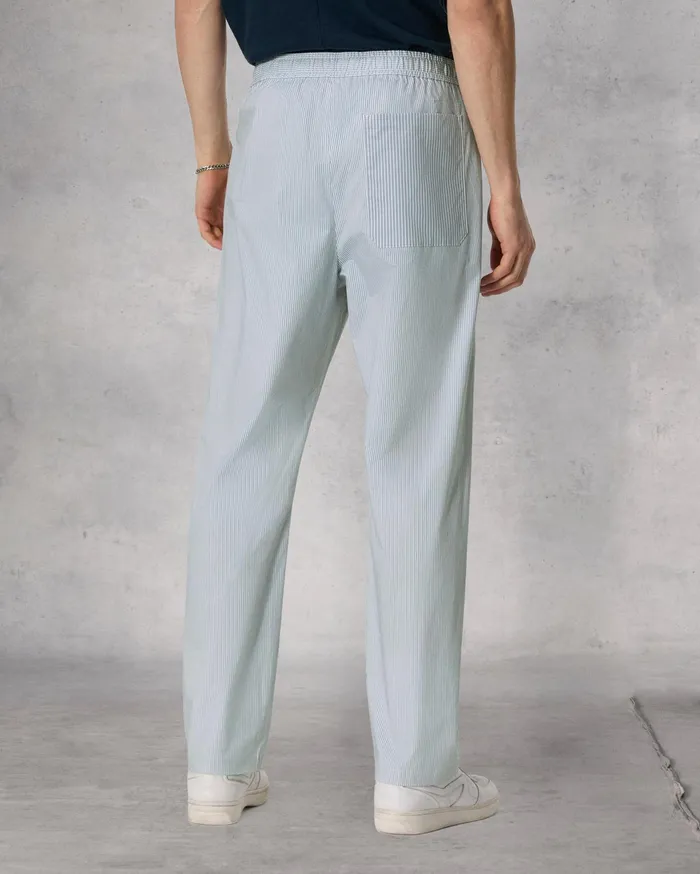 Men Rag and Bone Pants Bradford Striped Cotton Drawstring Pant Blue Stripe Men Rag and Bone Pants Bradford Striped Cotton Drawstring Pant Blue Stripe
