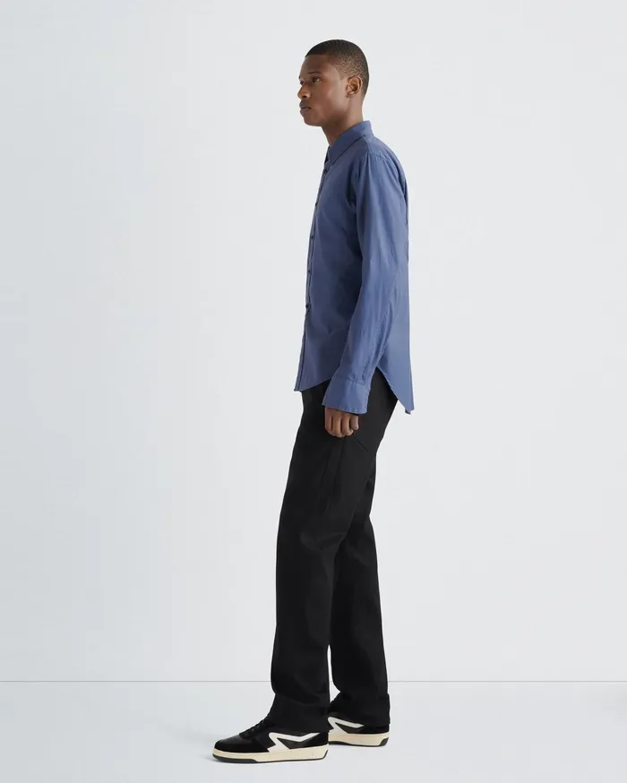 Men Rag and Bone Shirts Fit 2 Engineered Cotton Oxford Shirt Worn Indigo Men Rag and Bone Shirts Fit 2 Engineered Cotton Oxford Shirt Worn Indigo