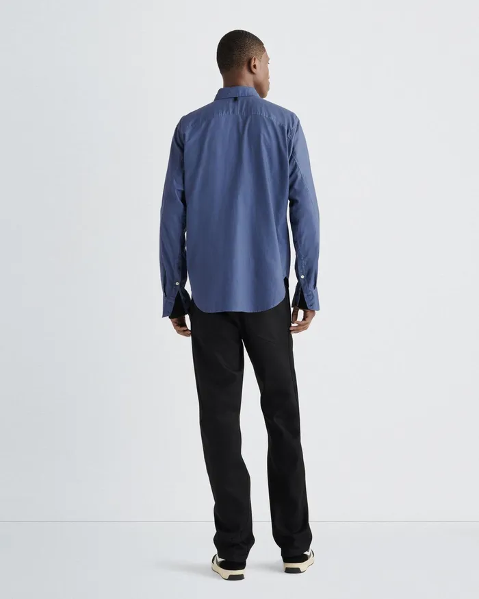 Men Rag and Bone Shirts Fit 2 Engineered Cotton Oxford Shirt Worn Indigo Men Rag and Bone Shirts Fit 2 Engineered Cotton Oxford Shirt Worn Indigo