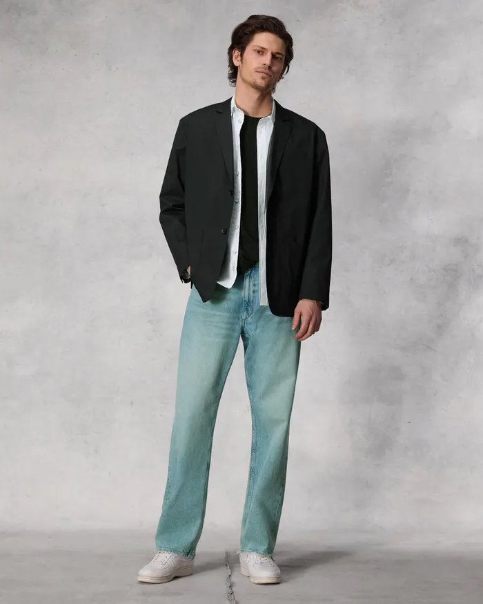 Men Rag and Bone Shirts Tomlin Cotton Poplin Shirt White Men Rag and Bone Shirts Tomlin Cotton Poplin Shirt White