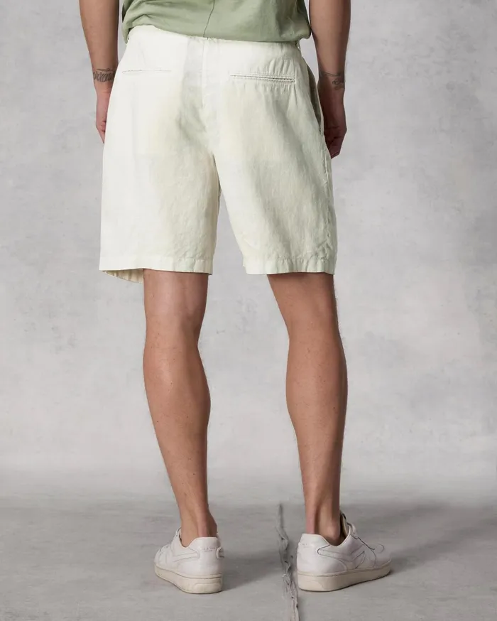 Men Rag and Bone Shorts Elliot Pleated Linen Short Light Grey Men Rag and Bone Shorts Elliot Pleated Linen Short Light Grey