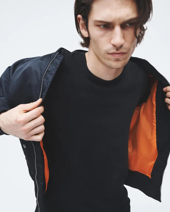 Men Rag and Bone TShirts Classic Flame Tee Jet Black Men Rag and Bone TShirts Classic Flame Tee Jet Black