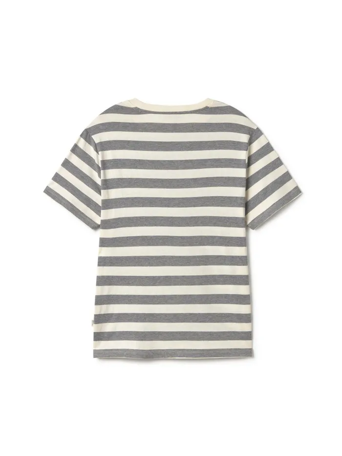 Men Rathmullan 8211 Light Grey Stripes TWOTHIRDS TShirts