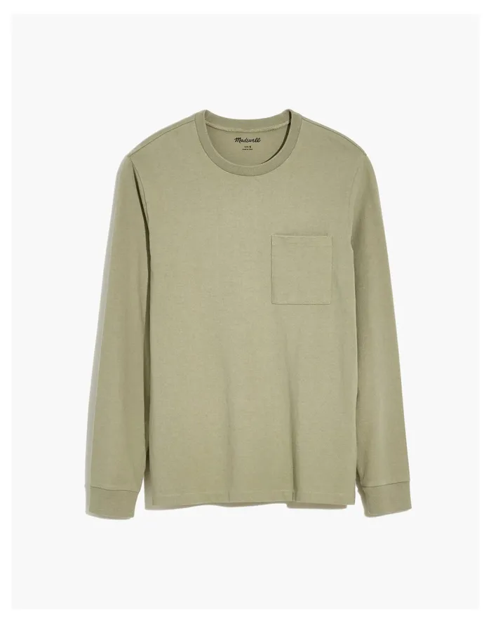 Men Relaxed Long Sleeve Tee Forgotten Landscape Madewell Tees