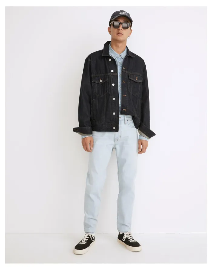 Men Relaxed Taper Jeans In Benefield Wash Benefield Wash Madewell Jeans