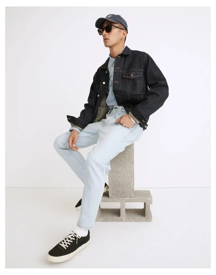 Men Relaxed Taper Jeans In Benefield Wash Benefield Wash Madewell Jeans Men Relaxed Taper Jeans In Benefield Wash Benefield Wash Madewell Jeans