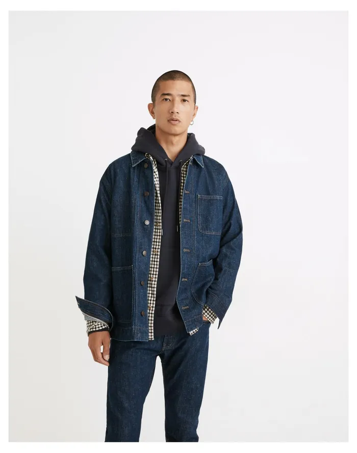 Men Selvedge Denim Chore Coat Coyle Wash Madewell Jackets