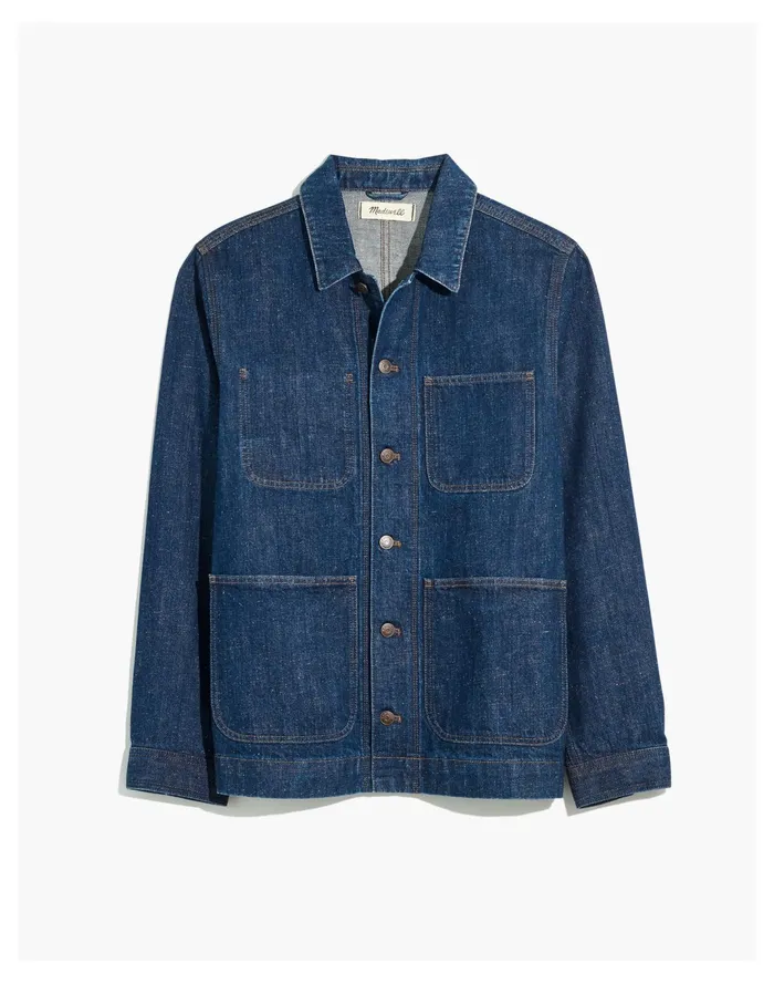 Men Selvedge Denim Chore Coat Coyle Wash Madewell Jackets Men Selvedge Denim Chore Coat Coyle Wash Madewell Jackets