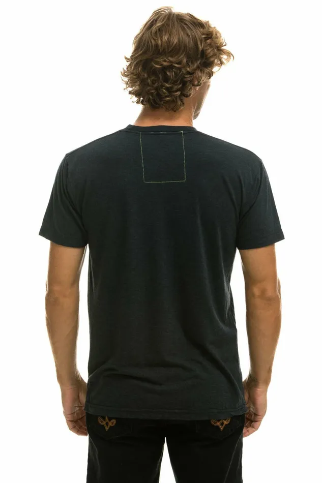 Men SIGNATURE SMALL VENICE CIRCLE TEE 8211 CHARCOAL Aviator Nation Tees Men SIGNATURE SMALL VENICE CIRCLE TEE 8211 CHARCOAL Aviator Nation Tees