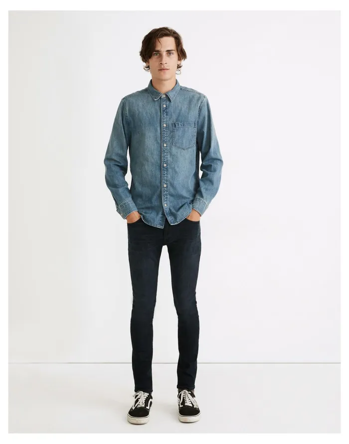 Men Skinny Jeans In Paxson Wash Paxson Madewell Jeans