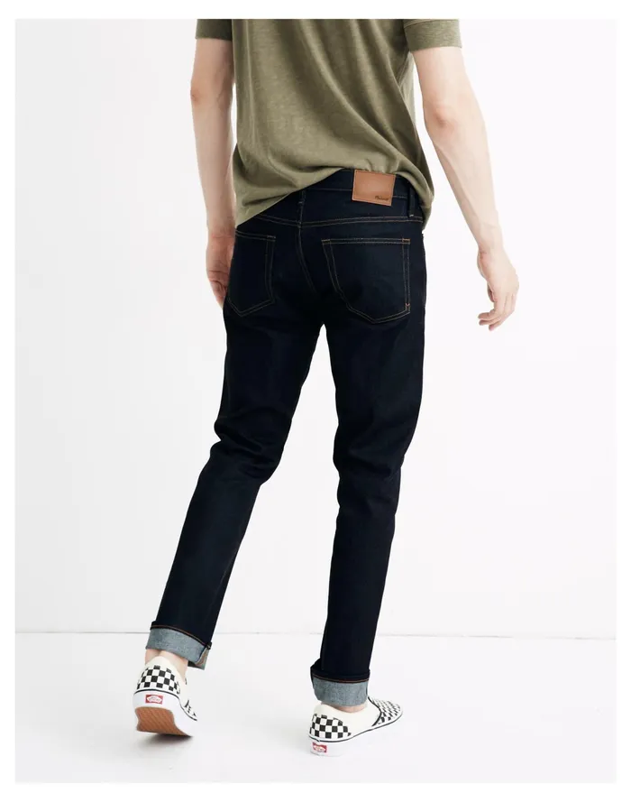 Men Straight Authentic Flex Selvedge Jeans In Resin Rinse Resin Rinse Madewell Jeans Men Straight Authentic Flex Selvedge Jeans In Resin Rinse Resin Rinse Madewell Jeans
