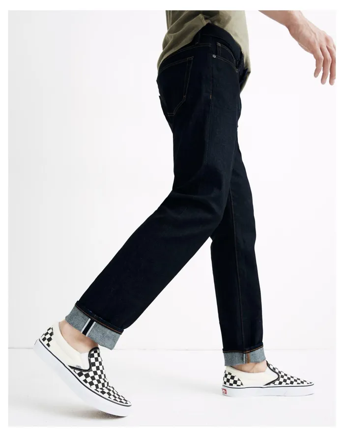 Men Straight Authentic Flex Selvedge Jeans In Resin Rinse Resin Rinse Madewell Jeans Men Straight Authentic Flex Selvedge Jeans In Resin Rinse Resin Rinse Madewell Jeans