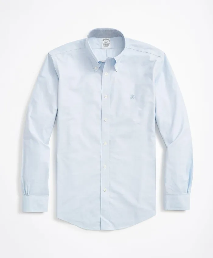 Men Stretch Regent RegularFit Sport Shirt NonIron Oxford Blue Brooks Brothers Sport Shirts Men Stretch Regent RegularFit Sport Shirt NonIron Oxford Blue Brooks Brothers Sport Shirts