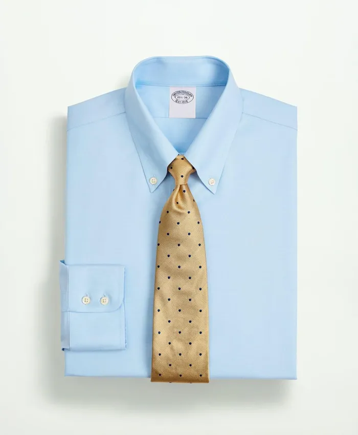Men Stretch Supima Cotton NonIron Twill ButtonDown Collar Dress Shirt Light Blue Brooks Brothers Dress Shirts Men Stretch Supima Cotton NonIron Twill ButtonDown Collar Dress Shirt Light Blue Brooks Brothers Dress Shirts