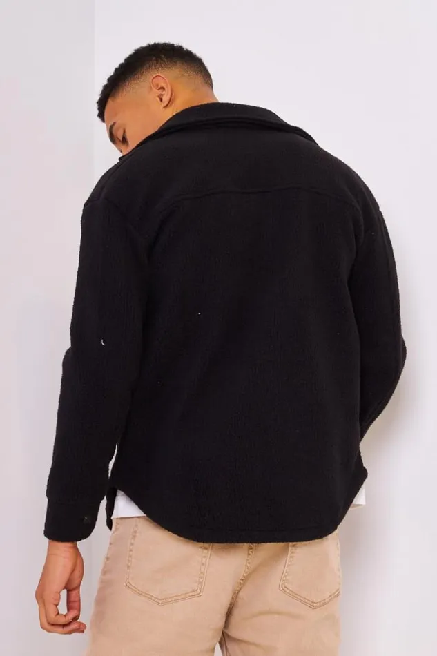 Men Teddy Borg Jacket In Black Black Brentiny Paris Shirts