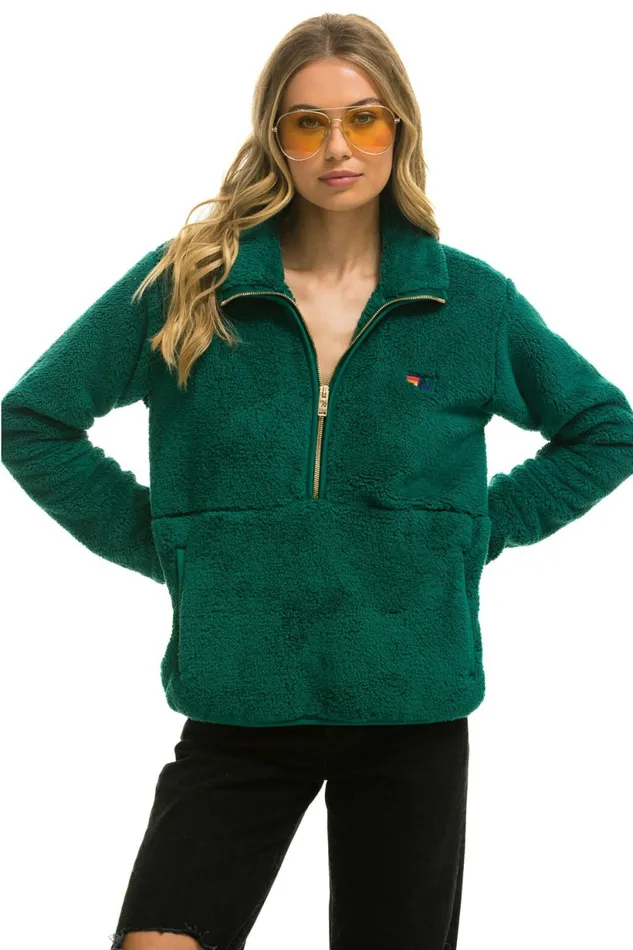 Men TEDDY UNISEX HALF ZIP JACKET 8211 AMAZON Aviator Nation Outerwear Men TEDDY UNISEX HALF ZIP JACKET 8211 AMAZON Aviator Nation Outerwear