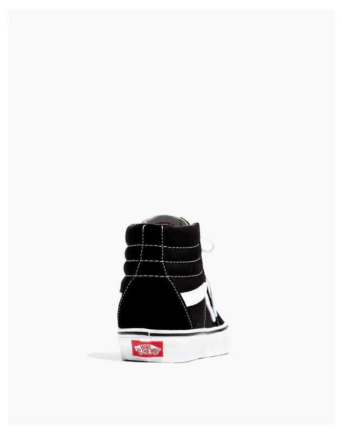 Men Vans Unisex Sk8 Hi High Top Sneakers In Suede And Canvas Black Madewell Sneakers Men Vans Unisex Sk8 Hi High Top Sneakers In Suede And Canvas Black Madewell Sneakers
