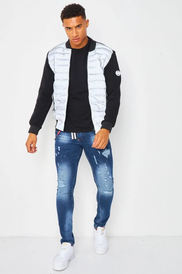 Men Veste Noire Bimatire Rflechissante Matelasse Black Brentiny Paris Jackets Men Veste Noire Bimatire Rflechissante Matelasse Black Brentiny Paris Jackets