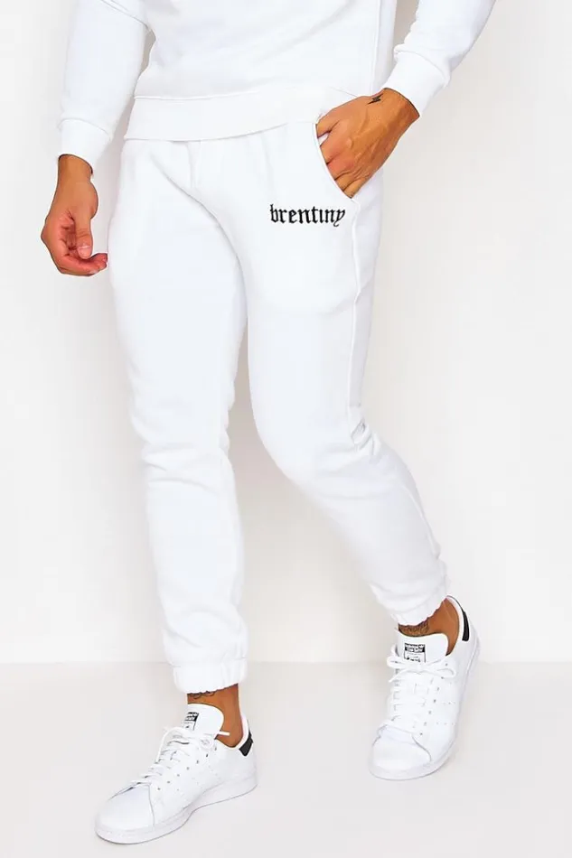 Men White Brentiny Jogger White Brentiny Paris Jogging Bottoms