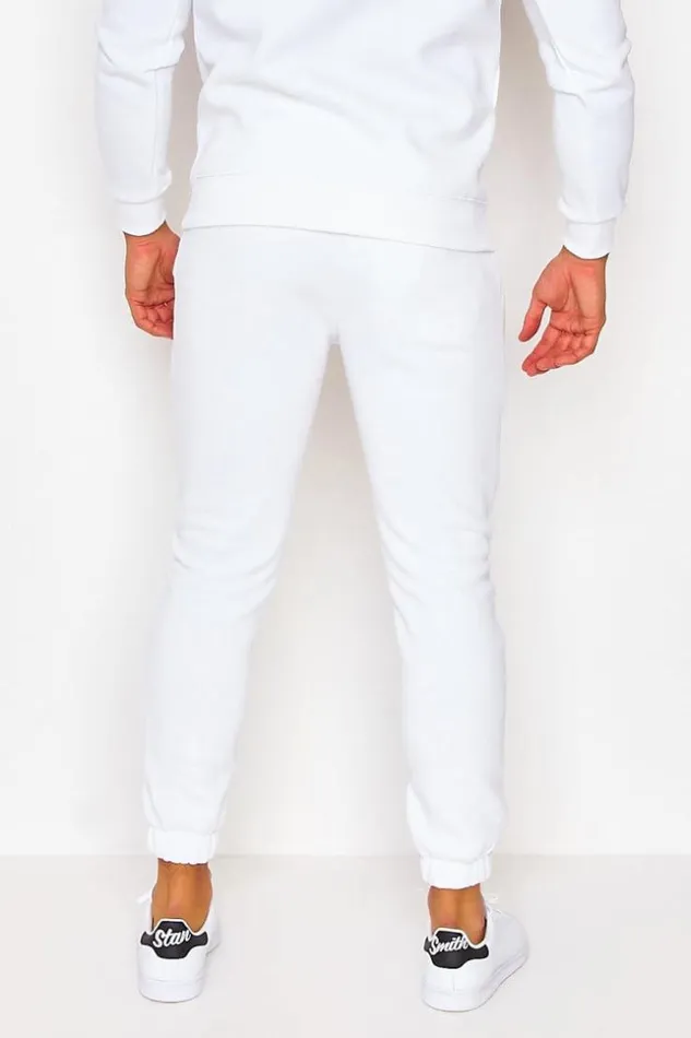 Men White Brentiny Jogger White Brentiny Paris Jogging Bottoms