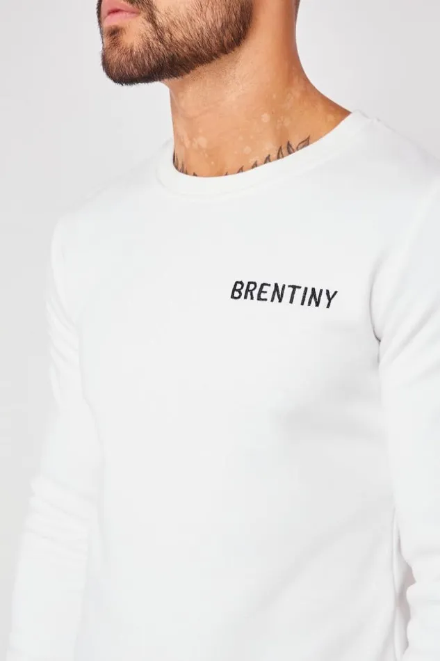 Men White Brentiny Sweatshirt White Brentiny Paris Sweatshirts and Pullovers