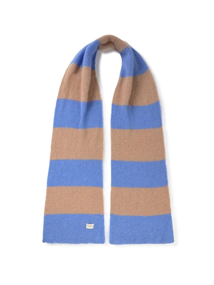 MenWomen Bicolour Scarf 8211 CyanSand TWOTHIRDS Neckwear
