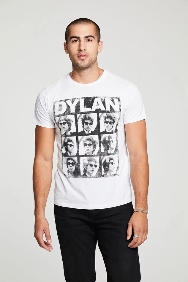 Mens Chaser Brand Bob Dylan Photos Tops