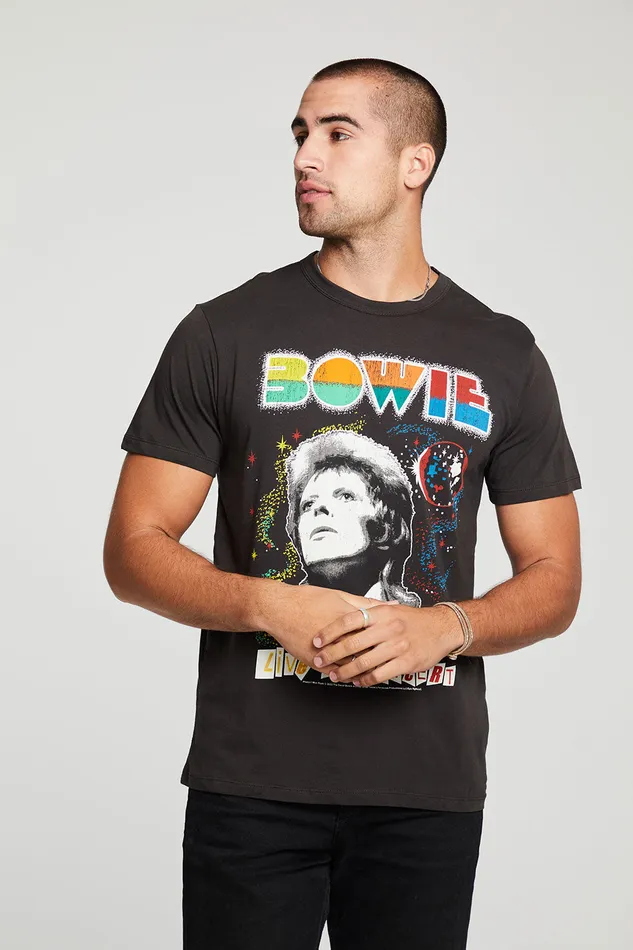 Mens Chaser Brand David Bowie Live In Concert Tops