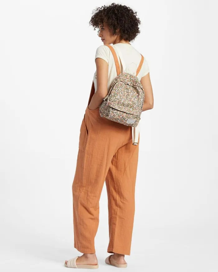 Mini Mama Canvas Backpack Black Sands 1 Women Billabong Backpacks