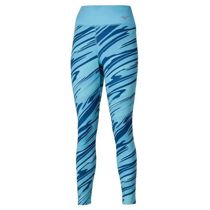 Mizuno 78 Printed Tight Maui Blue Women Tights and Leggings