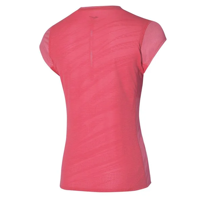 Mizuno Aero Tee Sunkissed Coral Women Tops Mizuno Aero Tee Sunkissed Coral Women Tops