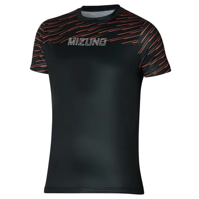 Mizuno Athletics Graphic Tee Black Men Athleticwear