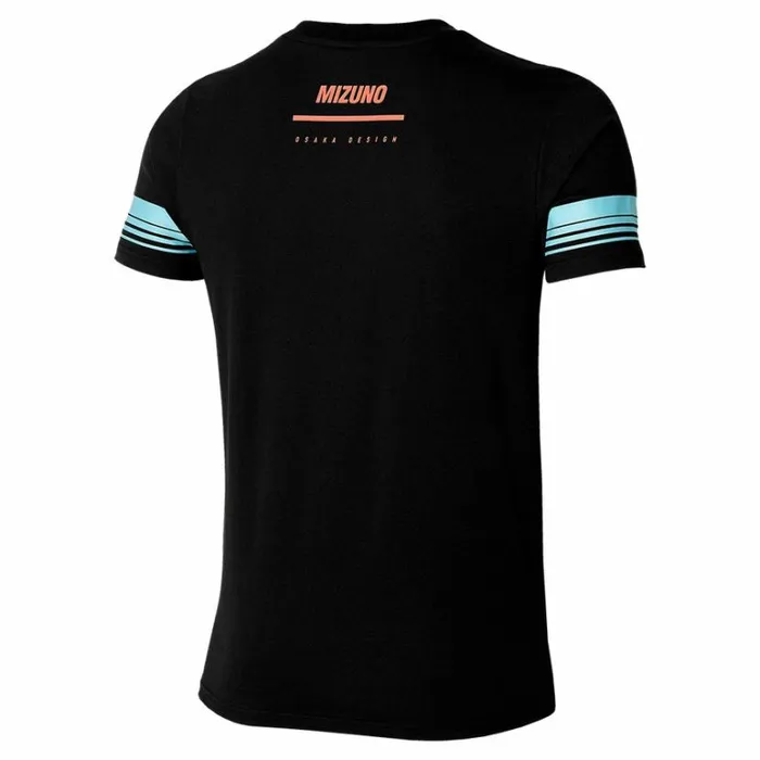 Mizuno Athletics Mizuno Tee Black Men Athleticwear Mizuno Athletics Mizuno Tee Black Men Athleticwear