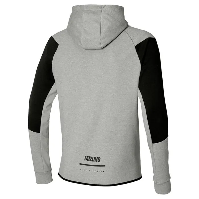 Mizuno Athletics RB Sweat Jacket Gray Heather Men Athleticwear Mizuno Athletics RB Sweat Jacket Gray Heather Men Athleticwear