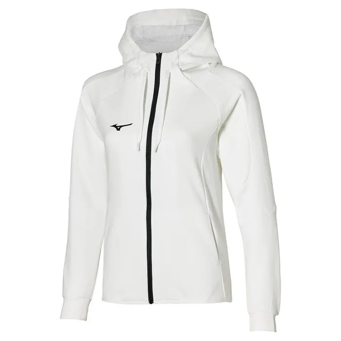 Mizuno Athletics RB Sweat Jacket White Women Jackets