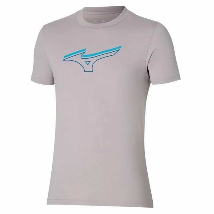 Mizuno Athletics RB Tee Silver Sconce Men Athleticwear
