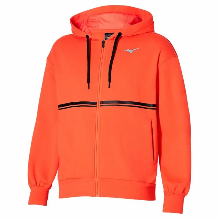 Mizuno Athletics Sweat Jacket Nasturtium Men Athleticwear