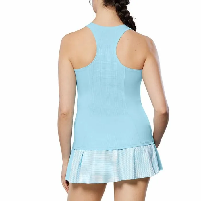 Mizuno Charge Printed Tank Blue Glow Women Tops Mizuno Charge Printed Tank Blue Glow Women Tops