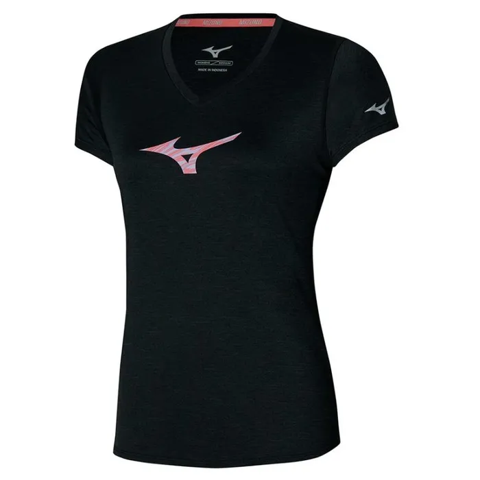Mizuno Impulse Core RB Tee Black Women Tops