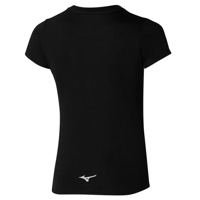 Mizuno RB Logo Tee Black Women Tops Mizuno RB Logo Tee Black Women Tops