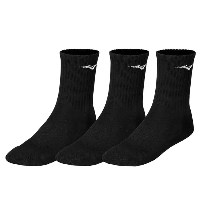 Mizuno Training 3P Socks Blackblackblack MenWomen Socks