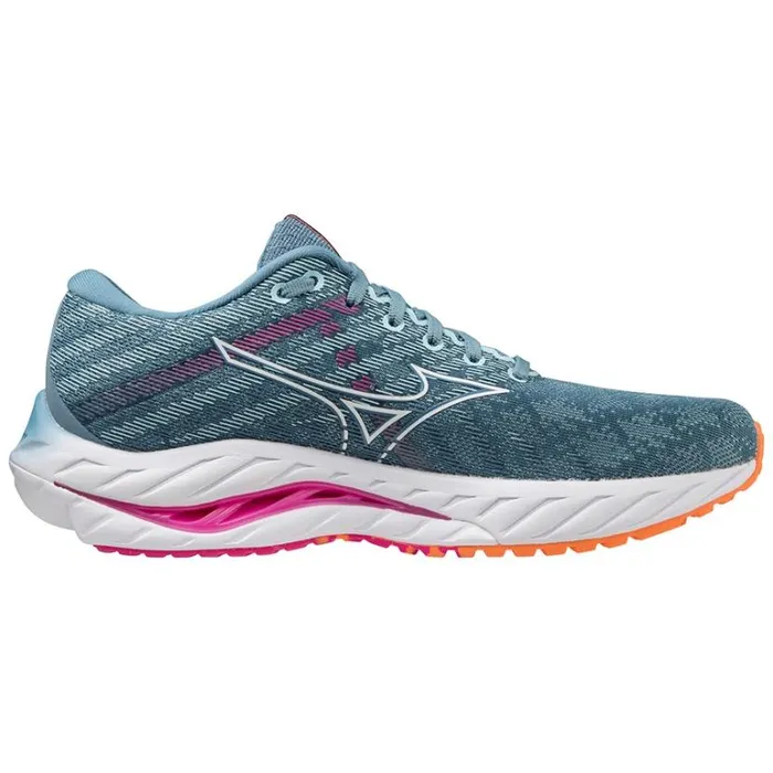 Mizuno Wave Inspire 19 Provincial Bluewhite807 C Women Running Mizuno Wave Inspire 19 Provincial Bluewhite807 C Women Running