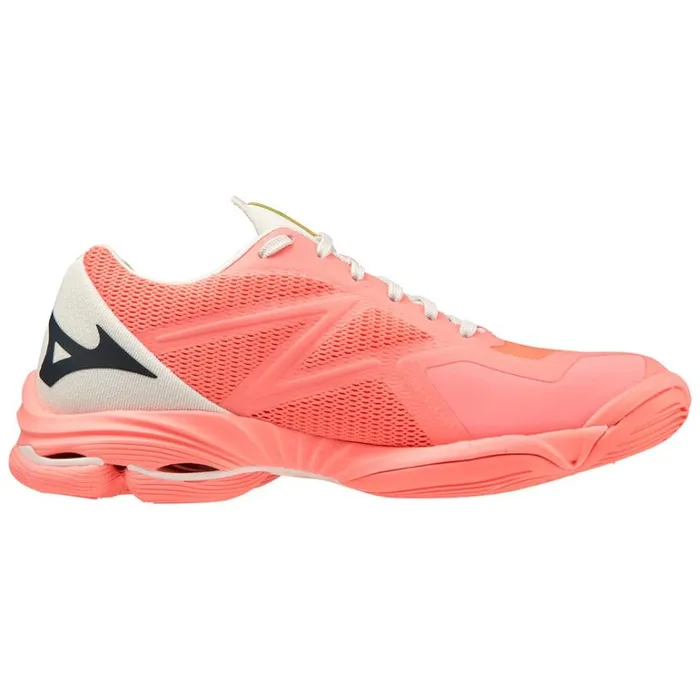 Mizuno WAVE LIGHTNING Z7 Candycoralblkbolt2neon Women Volleyball Mizuno WAVE LIGHTNING Z7 Candycoralblkbolt2neon Women Volleyball