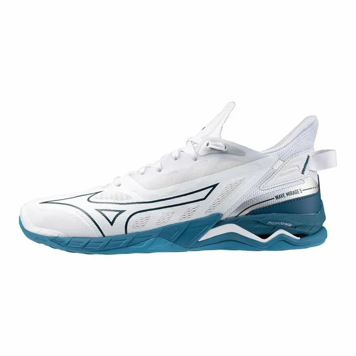Mizuno WAVE MIRAGE 5 Whitesailorbluesilver Women Handball