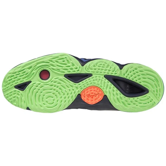 Mizuno WAVE MOMENTUM 3 MID Ebluetechngreeniolite Women Volleyball Mizuno WAVE MOMENTUM 3 MID Ebluetechngreeniolite Women Volleyball